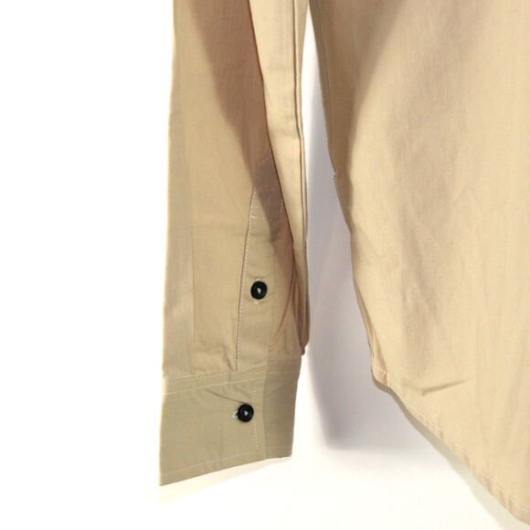 NWT Sovereign Code Simon Button Down Shirt In Beige size XL - Picture 6 of 10
